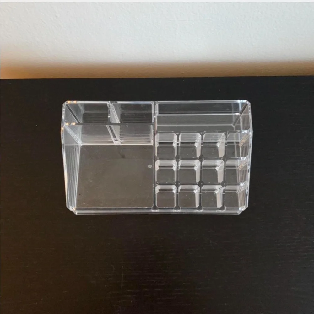 Acrylic make up organizer.